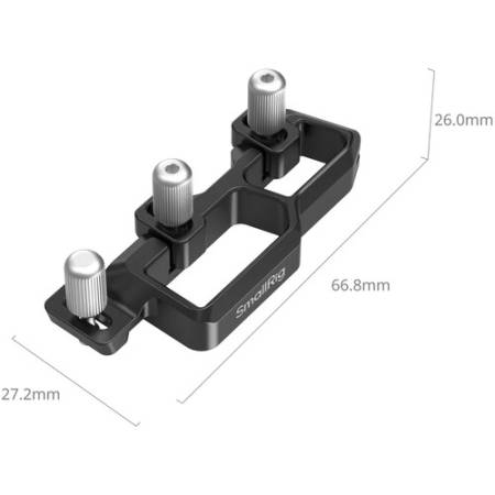 SmallRig 5969 - zacisk kabli HDMI i USB-C do klatek do Canon EOS R6 Mark III / R6 Mark II - wymiary